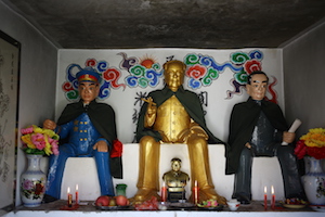 statues of Mao 白王庙毛泽东周恩来像