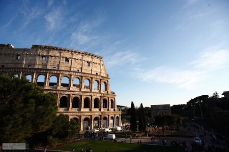 sunset in colosseum Rome 罗马竞技场日落 - Keiko Wong