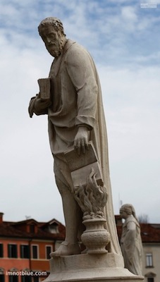 statue of Padova Italy, 亚理斯多德雕像意大利帕多瓦