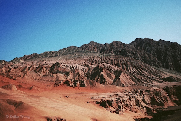 Turpan flaming mountains 吐鲁番火焰山 
