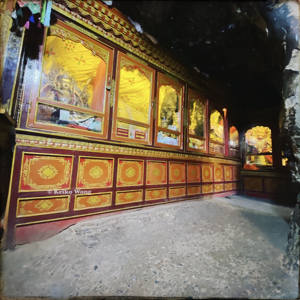 guru rinpoche meditation cave in Drak Yerpa monastery, Lhasa